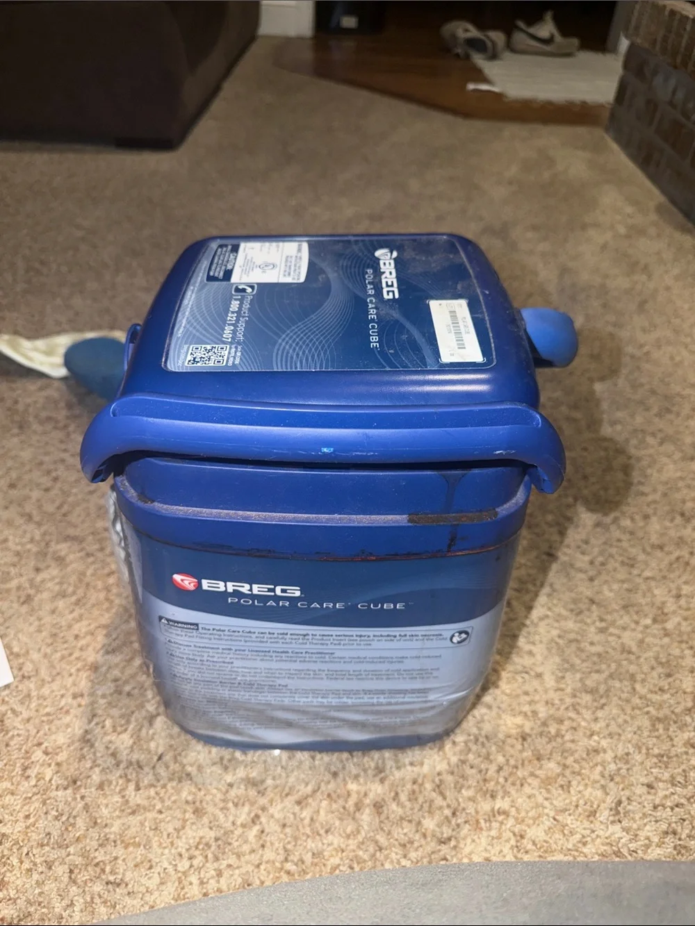 BREG POLAR CARE CUBE ice therapy cooling system w/Power Cord & Shoulder Wrap
